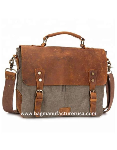 Wholesale Custom Laptop Canvas Shoulder Messenger Bag