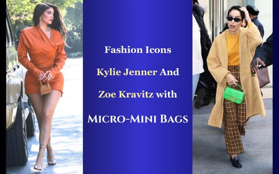 Kylie Jenner And Zoe Kravitz with wholesale micro mini bag