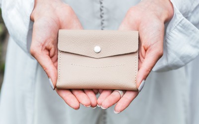 Minimalist chic micro purse