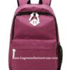 wholesale polyester pink zipper backpack bags
