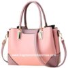 exquisite elegant women handheld wholesale pink tote bag