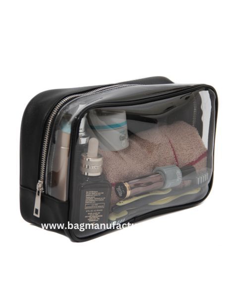 bulk waterproof transparent zipper cosmetic bags
