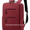 bulk red travel safe durable backpack with USB charging port