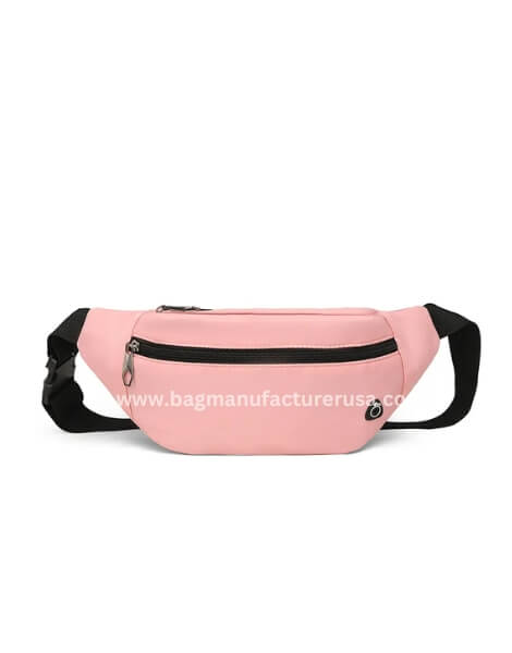 pink shoulder crossbody belt bag manufcaturer