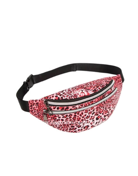 bulk waterproof red designer bum bag with adjustable belt