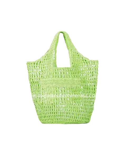 wholesale hollow out women straw tote bag