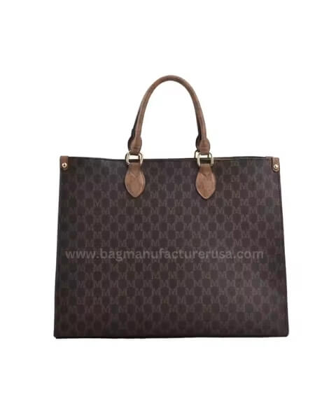 wholesale pu leather large tote bag