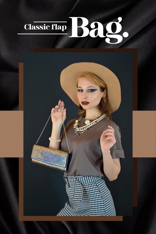 classic flap studded bags