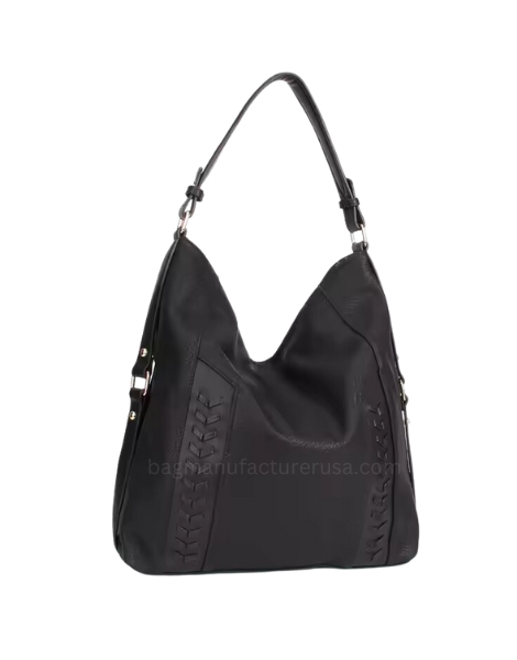 wholesale stylish black hobo bag