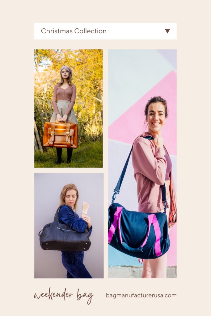 stylish weekender bags for your christmas travels
