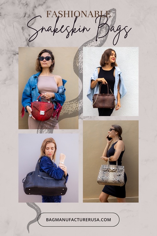 Fashionable Snakeskin Bags
