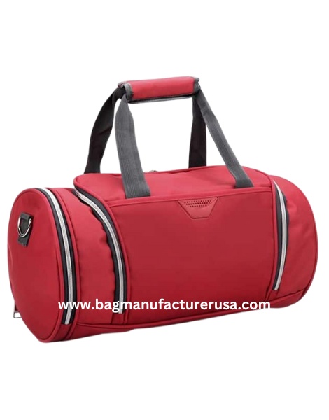 wholesale red colored gym bag