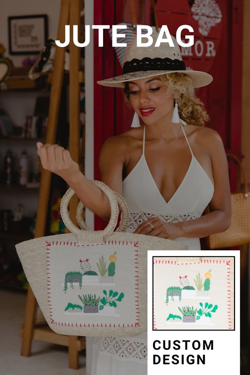 Custom Designs in Jute Bag Custom Designs in Jute Bag