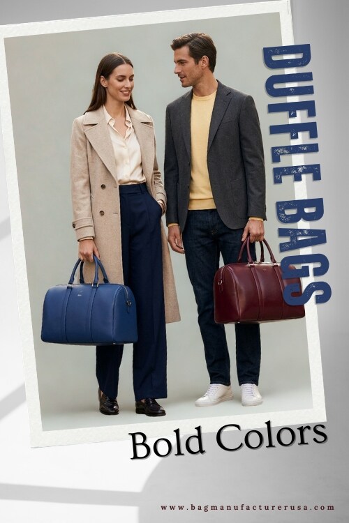 Neutral Tone Duffle Bag
