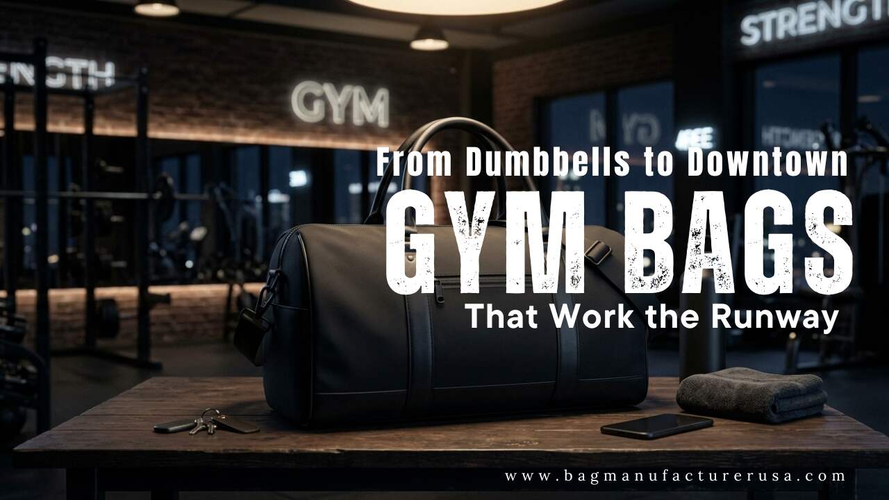From Dumbbells to Downtown: Gym Bags That Work the Runway