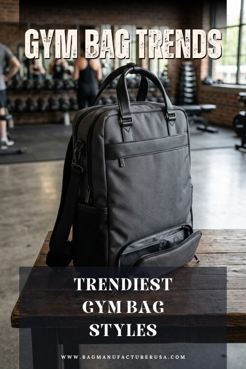 Trendiest Gym Bag Styles casual outfit with gym bag