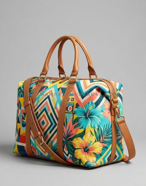 wholesale artistic printed weekender bag