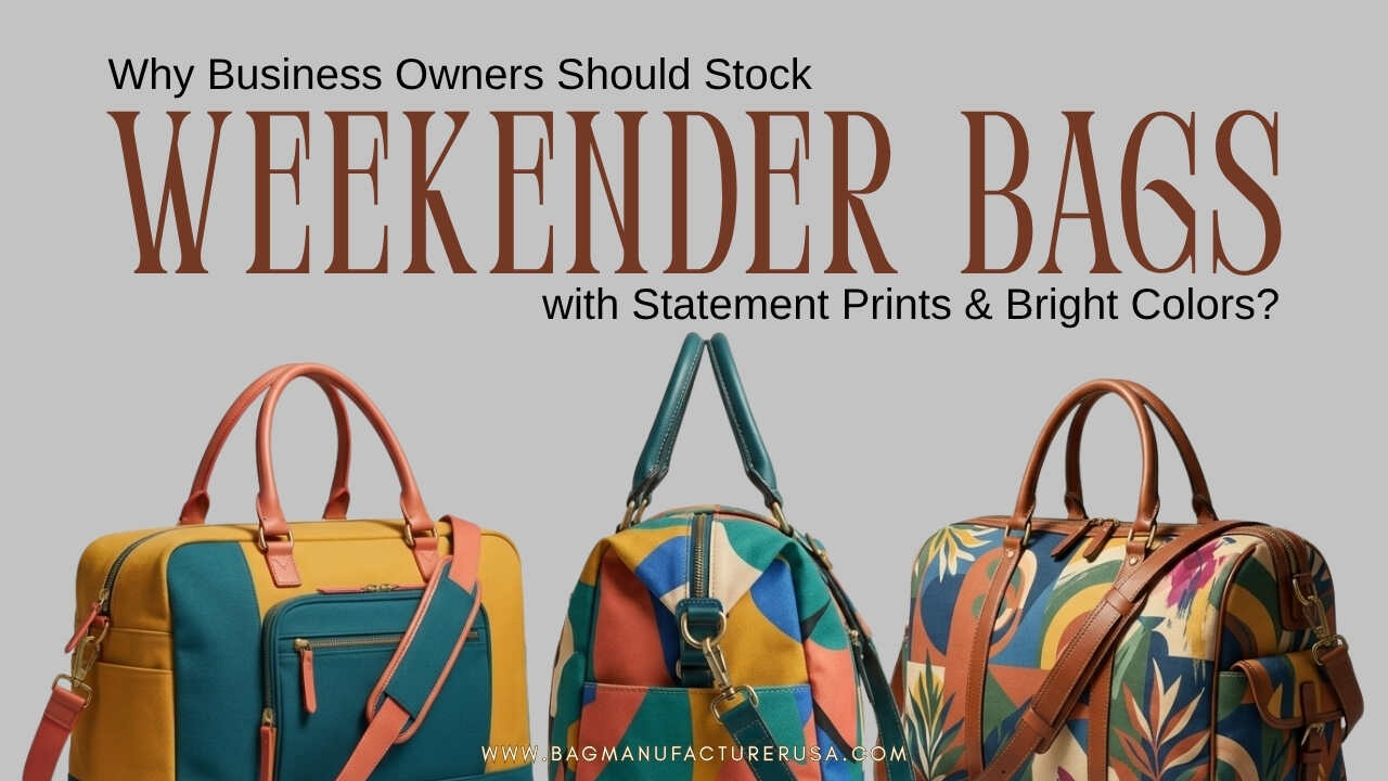 Why Business Owners Should Stock Weekender Bags