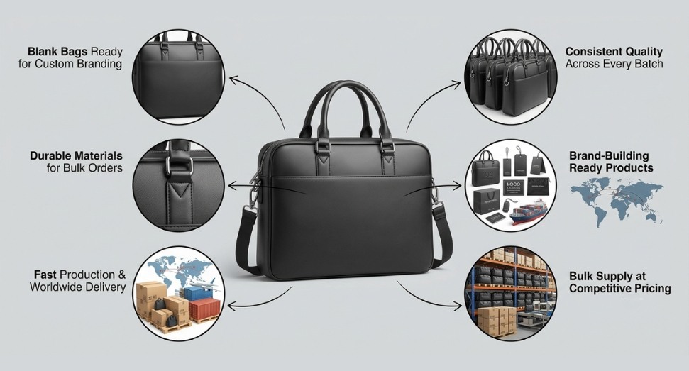 unbranded bags supplier in Germany