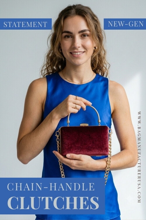 Chain-Handle Clutches New Clutch Styles for Fashion Brands